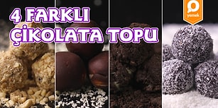 İçinizdeki Tatlı Canavarını Sakinleştirecek 4 Farklı Çikolata Topu Nasıl Yapılır?