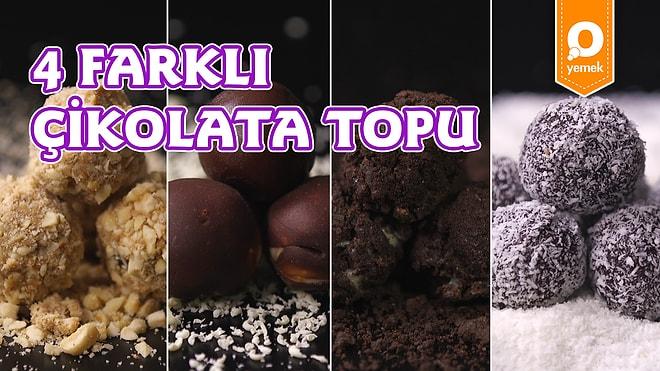 İçinizdeki Tatlı Canavarını Sakinleştirecek 4 Farklı Çikolata Topu Nasıl Yapılır?