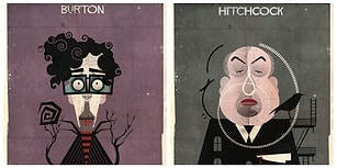Federico Babina'nın Efsane Yönetmenleri Yine Kendi Filmleriyle Ölümsüzleştirdiği 31 Efsane İllustrasyon