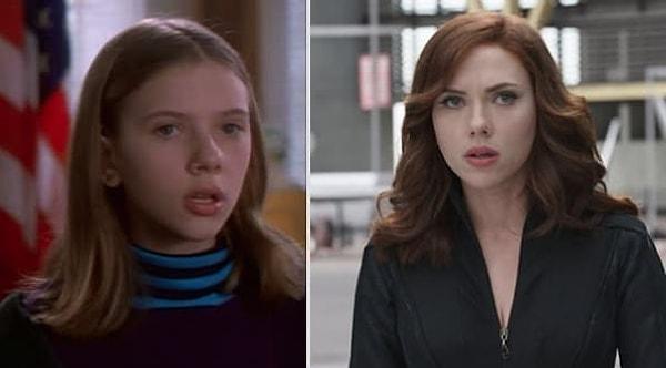 4. Scarlett Johansson, Evde Tek Başına 3'te kızkardeşti.