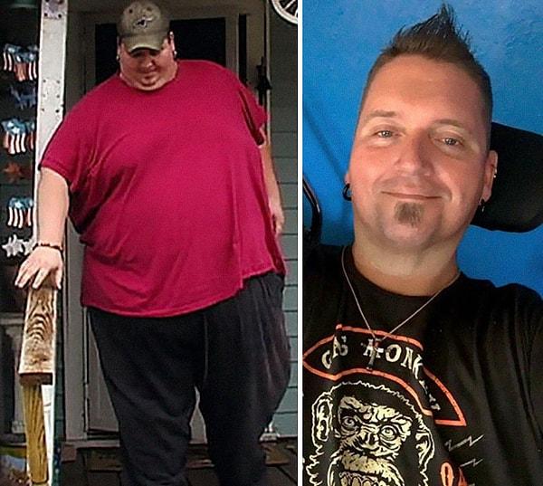 4. 173 kiloya veda eden Donald Shelton, önceden 306 kiloymuş. Şu an 133 kilo!