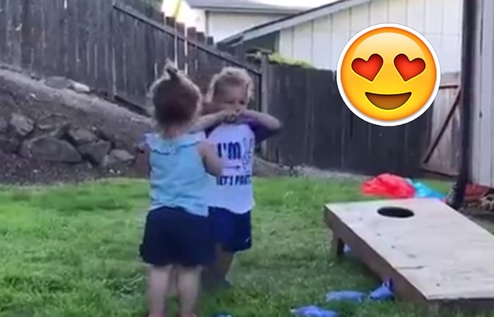 İlk Öpücükten Sonra Şekilden Şekle Giren Çocuğun Muhteşem Anları