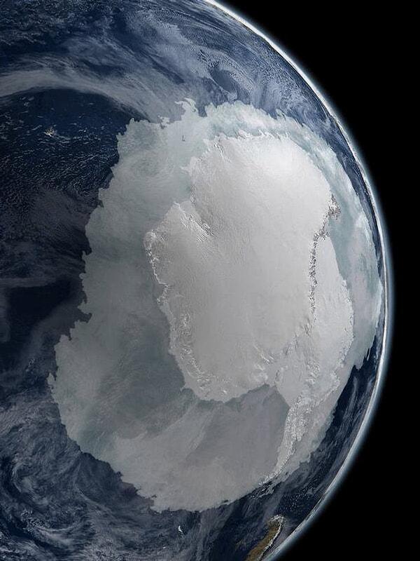 8. İşte Antartika'nın tamamı...