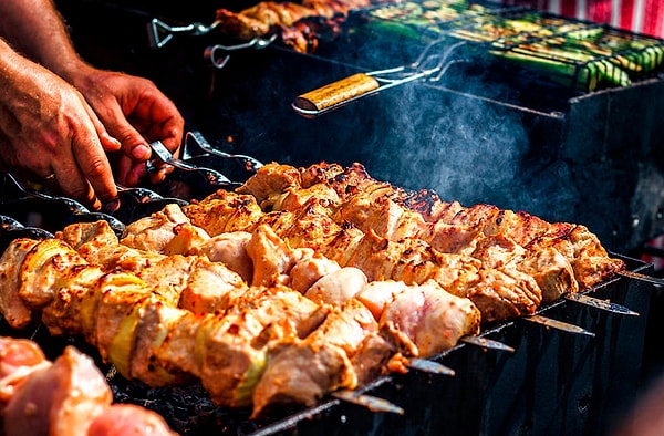 7. Шашлык и мясо, приготовленное на гриле