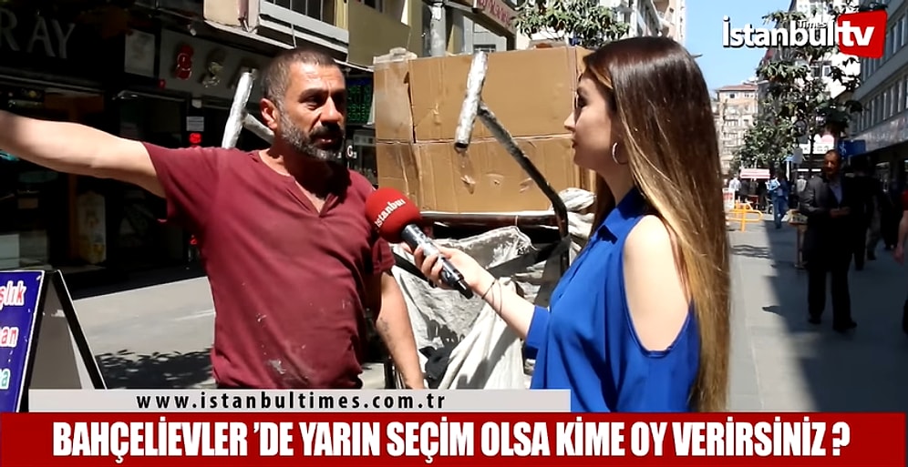 'Yarın Seçim Olsa Kime Oy Verirsiniz?' Sorusuna Vatandaşın Cevabı