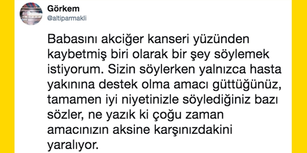 Hasta Yakınlarına Destek Olma Amacıyla Tamamen İyi Niyetle Söylediklerimiz Onları İncitiyor Olabilir!