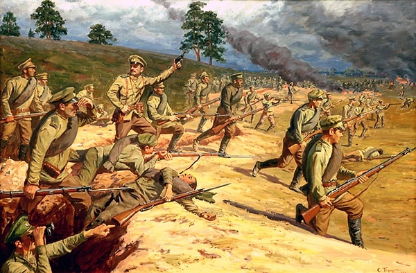 6. Какое из перечисленных событий произошло в годы Первой мировой войны?