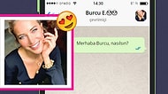 WhatsApp'ta Burcu Esmersoy'u Tavlayabilecek misin?😍