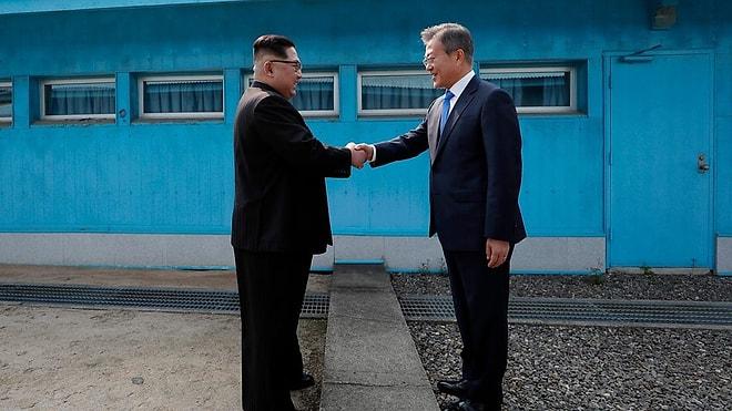 Kuzey Kore ile Güney Kore Liderleri Sınırda Bir Araya Geldi: 'Yeni Bir Tarih Başlıyor'