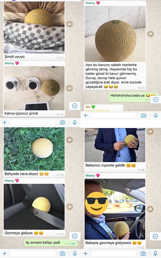 2. Evladından ayrı kalan bir ailenin onun yerine kavun koyması. :)