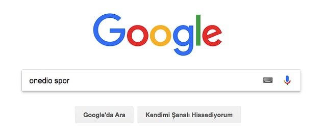 Spor kategorimize Google üzerinden "Onedio spor" araması yaparak ulaşabilirsiniz.