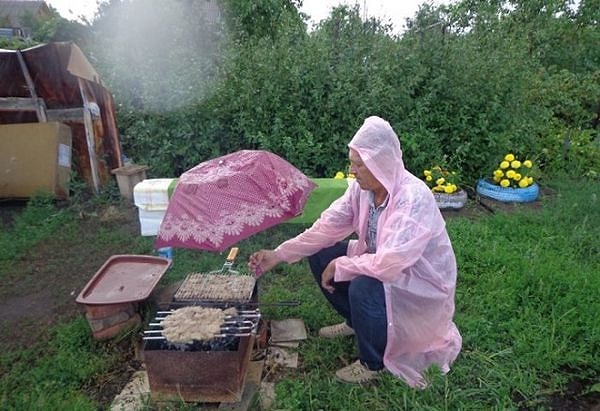 9. И на самом деле нас не остановит ни плохая погода...