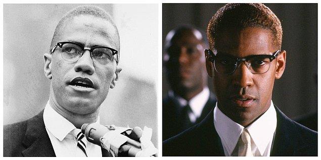 6. Malcolm X/Denzel Washington
