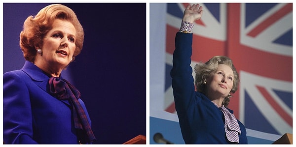 11. Маргарет Тэтчер/Мэрил Стрип