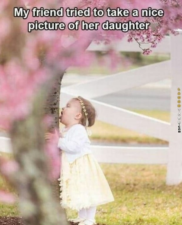 8. Когда решил сделать милое фото ребенка