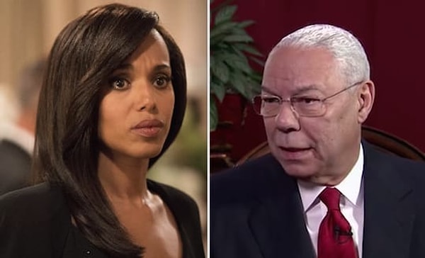 1. Керри Вашингтон и Колин Пауэлл кузены