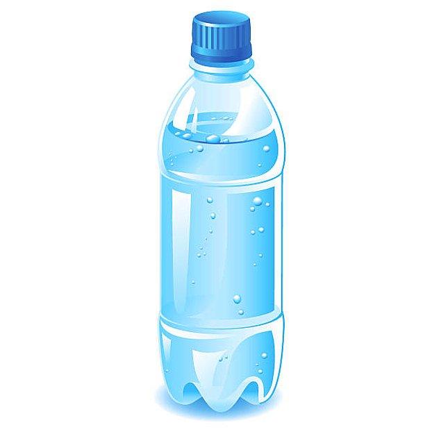3. Bir dolu su şişesi
