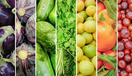Renk Renk Meyve ve Sebze Yiyoruz! Kilo Vermek ve Sağlıklı Kalmak İsteyenlere Gökkuşağı Beslenme