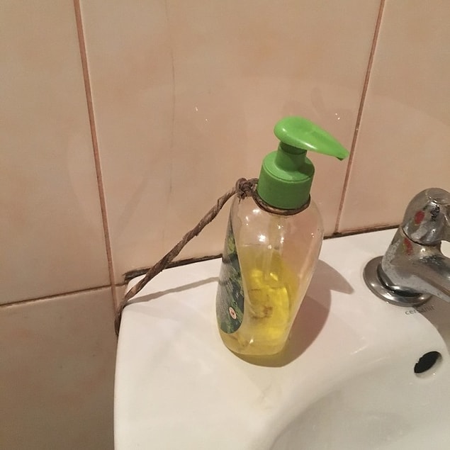 9. Bir sabuna böyle işkence yapmak, insanlığa sığar mı?