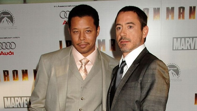 8. Terrence Howard & Robert Downey Jr.