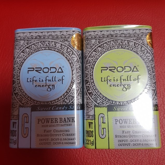 7. Proda PPL-24 10000 mAh Metal Kutulu Hızlı Powerbank'i sadece görüntüsü için bile tercih edebilirdik!