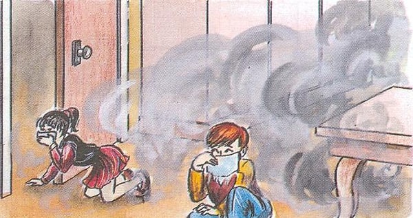 8. В вашей квартире начался пожар. Что вы сделаете, чтобы предотвратить распространение огня?