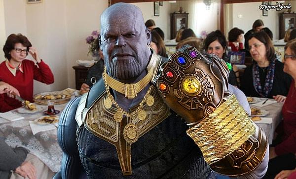 15. Thanos’un takı sevdası farklı bi boyuta ulaştı.