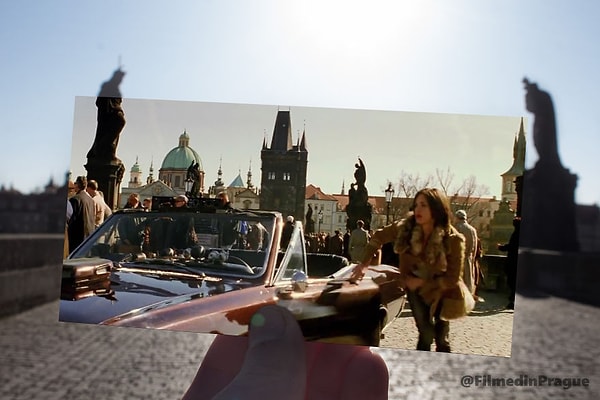 5. "Три икса" (2002). Сцена на Карловом мосту.