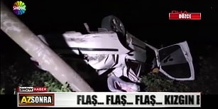 Eşini 'Şaka' Olsun Diye Trafikte Sıkıştıran Rahatsız Adam Arabaya Takla Attırdı