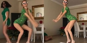 Cansu Taşkın da Yeşil Uzaylı Dansı Akımı İçin Bir Video Çekti!
