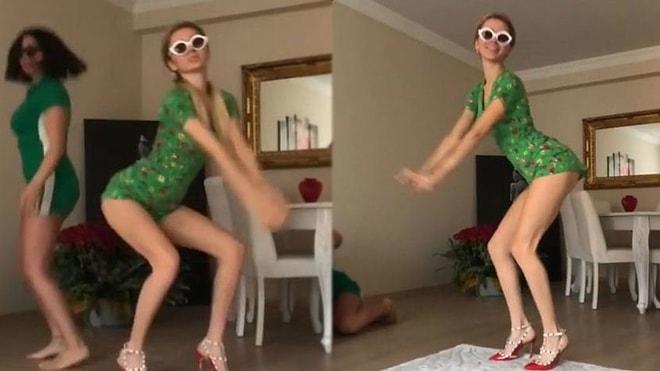 Cansu Taşkın da Yeşil Uzaylı Dansı Akımı İçin Bir Video Çekti!