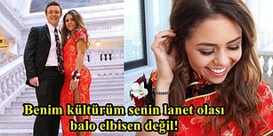 Mezuniyet Balosuna Geleneksel Kıyafetle Giden Genç Kız Tartışmalara Neden Oldu!