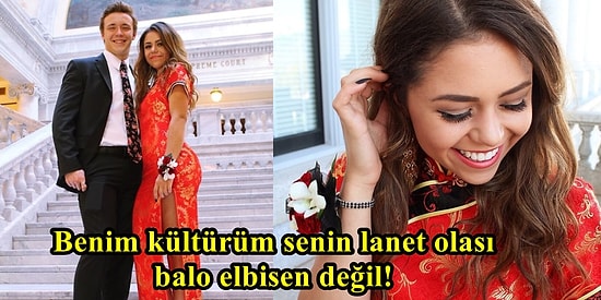 Mezuniyet Balosuna Geleneksel Kıyafetle Giden Genç Kız Tartışmalara Neden Oldu!