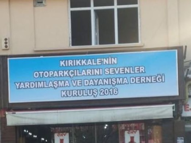 16. Bir başkadır Kırıkkale otoparkçıları.