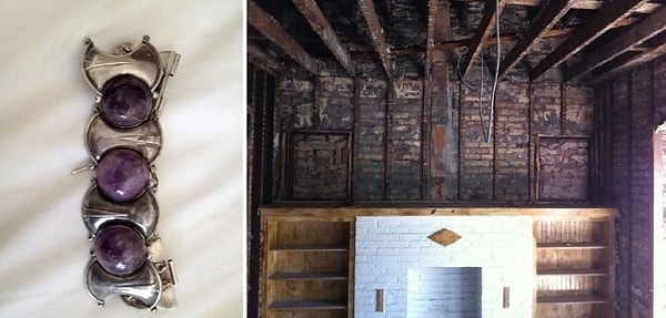 13. Пара из Калифорнии обнаружила странную нишу под столиком с раковиной в их доме. А в этой нише они нашли тонны винтажных мексиканских украшений