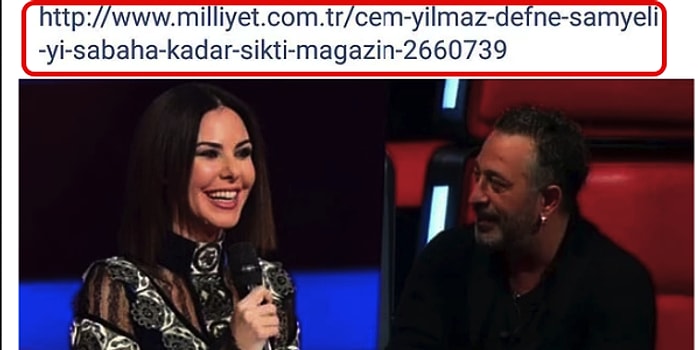 Cem Yılmaz ve Defne Samyeli'nin Aşk Yaşadığını Anlatan Haber Linki Ortalığı Karıştırdı