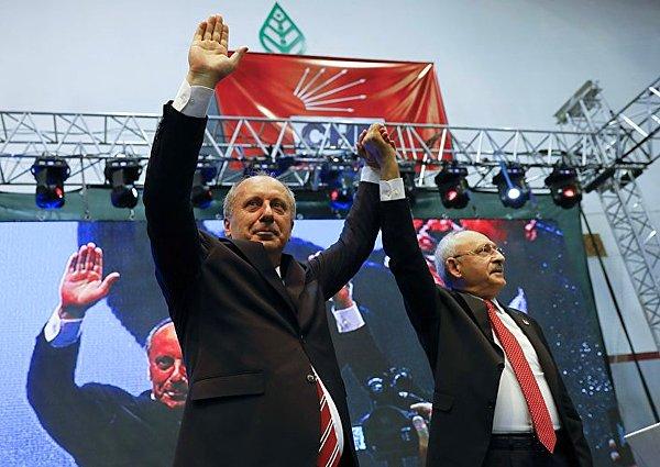 Muharrem İnce, Kemal Kılıçdaroğlu'na teşekkür etti ve "Kendisini eleştirmiş, karşısında aday olmuş birisini cumhurbaşkanı göstermek her babayiğidin harcı değildir" dedi.