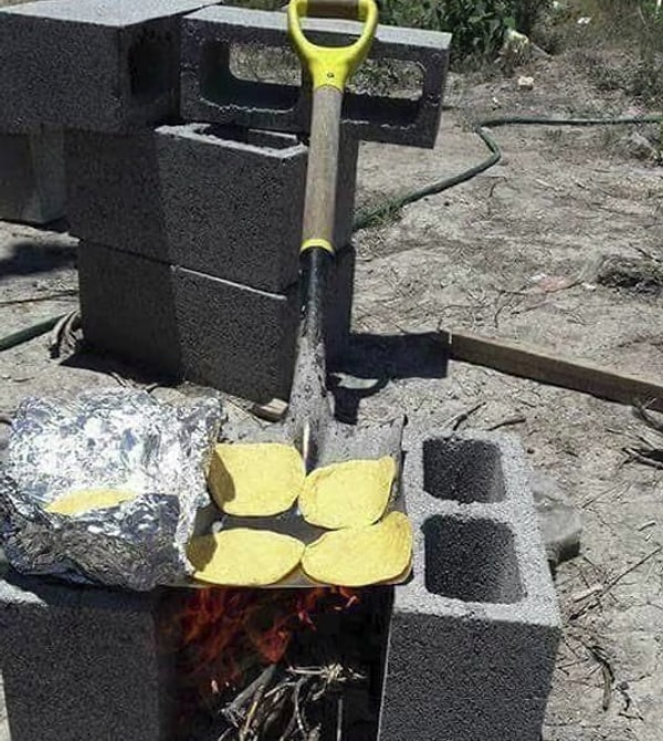 3. Кому нужна плита, когда есть лопата и костер?!