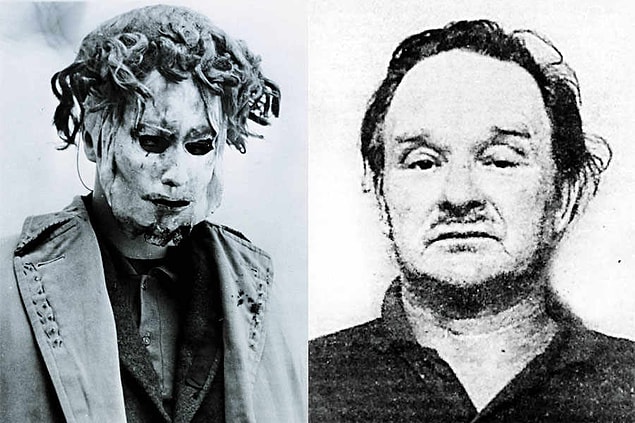 1. Jersey Canavarı diye bilinen Edward Paisnel evlere kauçuk bir maske ve çivili çanta ile girer, kadınlara ve adamlara saldırırdı. Terör estirmediğinde ise yerel toplum merkezinde Noel Baba'yı oynuyordu.