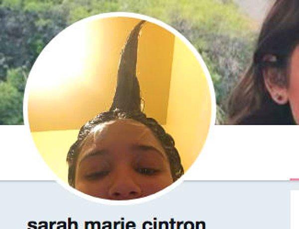 Artık aynı zamanda Sarah'nın Twitter'daki profil fotoğrafı.
