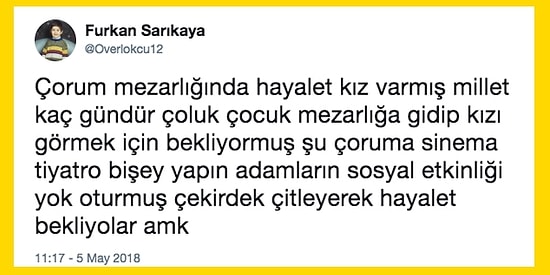 Çorum'daki Mezarlıkta Ağlayan Kızı Mizahıyla Diline Dolayan 20 Kişi