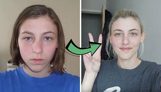 Девушка делала селфи каждый день в течение 8 лет, чтобы запечатлеть, как меняется внешность