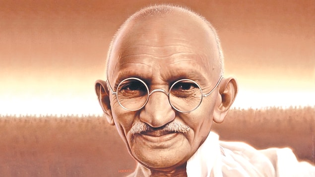 7. Gandhi tuvalet konusunda aşırı rahattı!