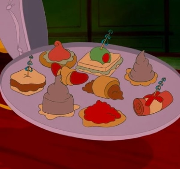 8. А из какого мультика эти канапе? Подсказка: особенно вкусные серые штучки...