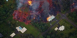 Hawaii’de Lavlar Evleri Yutarak İlerliyor! On Binler Kilauea Yanardağı'nın Felaketinden Kaçıyor