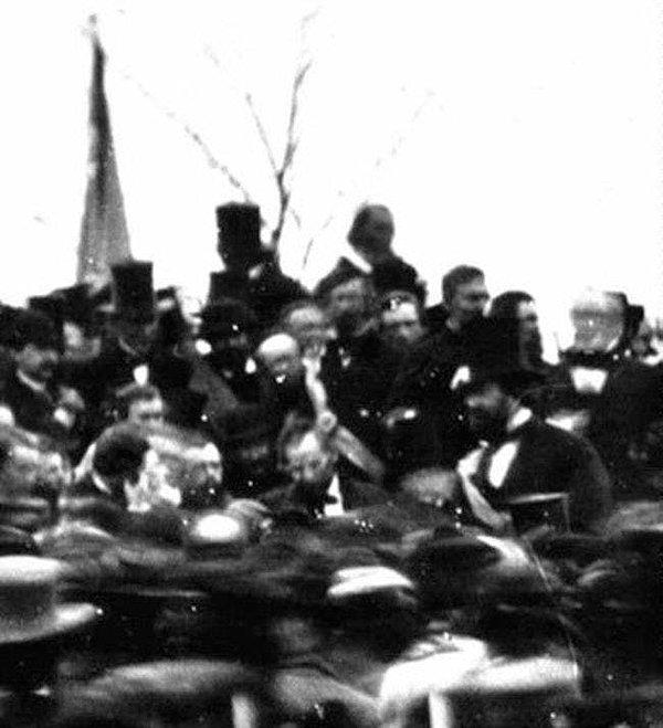 18. Gettysburg Konuşması'ndan nadir bir fotoğraf