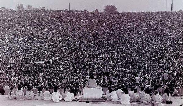 23. Woodstock Festivali'nde açılış seremonileri