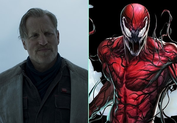 8. Venom'da Carnage rolünde izleyeceğimiz Woody Harrelson'ı aynı zamanda Solo: A Star Wars Story'de Tobias Beckett rolünde izleyeceğiz.