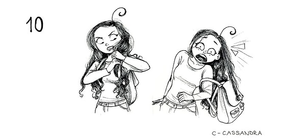 Застежки, пуговицы, липучки — все это самые злейшие враги девушек с длинными волосами