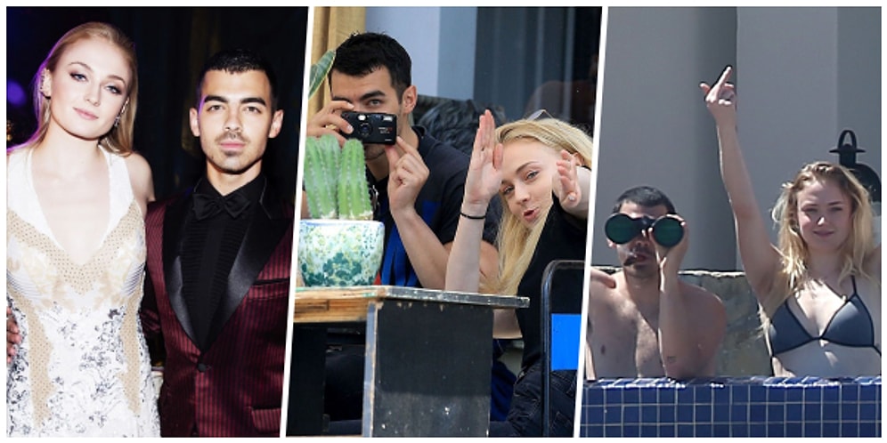 Hem Eğlenceli Hem de Komikler! Son Dönemin En Kıskanılan Troll Çifti Sophie Turner ve Joe Jonas!